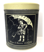 Morton Salt Metal TIN Container 5”Tall 4” Diameter VINTAGE Storage Brist... - £11.55 GBP