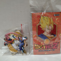 Dragon Ball Z Vegito And Super Buu Enamel Pins Set Of 2 Official DBZ Collectible - $29.02