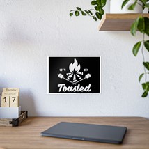 Glossy Camping Poster: &#39;Let&#39;s Get Toasted&#39; - $16.48+