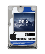 macOS Mac OS X 10.14 Mojave Preloaded on 250GB Sata HDD - $24.99