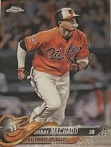 2018 Topps Chrome Manny Machado Cleveland Guardians/Indians #95 MLB JUST... - $2.56