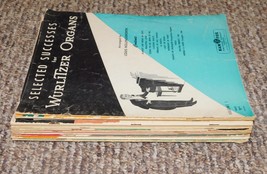 Lot 11 Wurlitzer Organ Sheet Music Song Book VINTAGE Evenings at Home LOOK! - £13.95 GBP