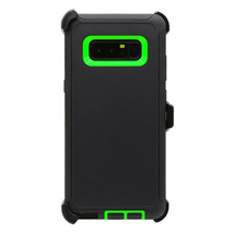 For Samsung S8 Heavy Duty Case w/ Clip BLACK/LIGHT Green - £5.29 GBP