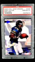 2000 Collector&#39;s Edge Graded Brilliant #129 Fred Taylor /500 PSA 10 Gem Mint - £18.60 GBP