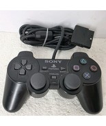 OEM Sony PlayStation 2 PS2 Wired DualShock Controller Black SCPH-100010 - $424.24 MXN