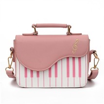 Korean Piano Design Women Shoulder Bags PU Leather Messenger Bag Handbag Fashion - £25.90 GBP