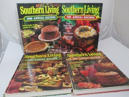 VTG Cookbook Lot of 4 Southern Living Annual Recipes 1985 1986 1990 1991 Oxmoor - £10.11 GBP