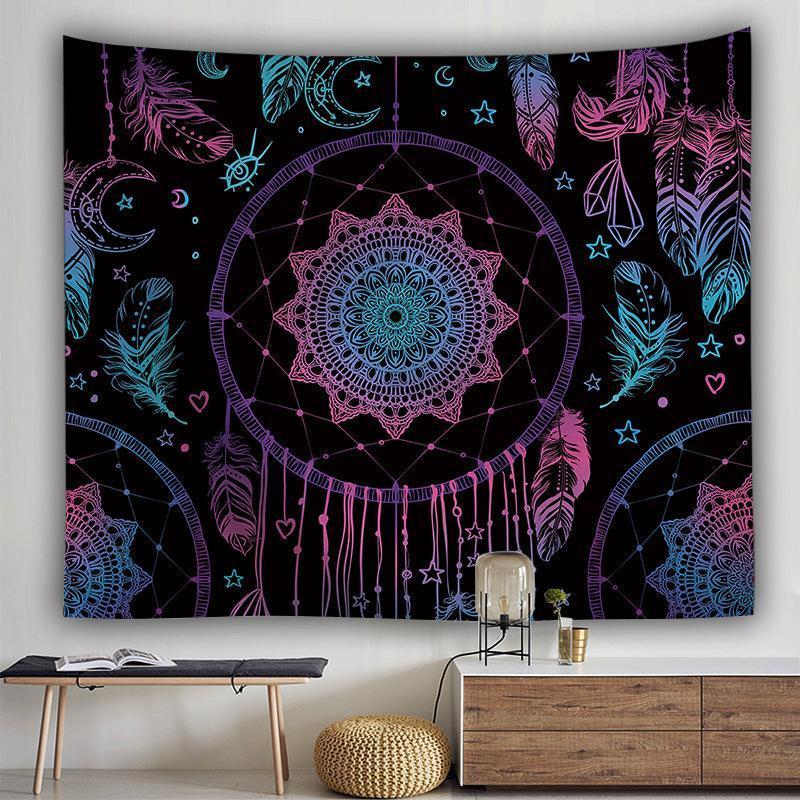 Blue   Dreamcatcher Mandala Tapestry - $10.29+