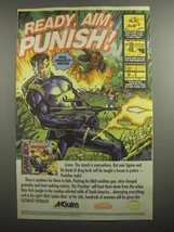 1991 Acclaim The Punisher Game Boy Game Ad - Ready, Aim, Punish - £14.77 GBP