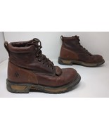 Rocky Brown Leather Boots Western Ankle Keltie Women&#39;s Size 10 MW Roper ... - £47.32 GBP
