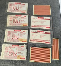 Vintage Railroad Roman Alphabet Decal Set 1/6&quot; #4 For Model Trains &amp; Car... - $478.47 MXN