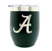 Alabama Crimson Tide Stainless Steel Stemless Wine Glass Tumbler 16 oz B... - $26.73