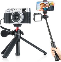 Travel Tripod For Iphone 12 For Canon G7X Mark Iii Sony Zv-1 Rx100 Vii A6600 - $35.95