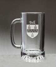 Bell Irish Coat of Arms Glass Beer Mug (Sand Etched) - £22.38 GBP