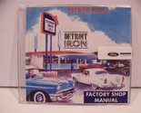 1975 1976 FORD FACTORY SHOP MANUAL ON CD BY DETROIT IRON - $36.00