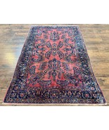 Per&#39;sian Mohajeran Saoruk Rug 5x7 Red Navy Handmade Antique Carpet Fine ... - $4,600.00