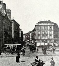 Puerto De Sol Madrid Victorian 1898 Print Cuba&#39;s Freedom Spanish War DWU15 - $549.97 MXN