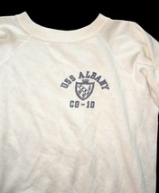 Vintage Velva Sheen USS Albany CG-10 Navy Sweatshirt Small USA Made Women image 3