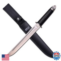 MTech Xtreme MX-8130 Fixed Blade Knife - Satin Stainless Steel Blade w/B... - $42.56