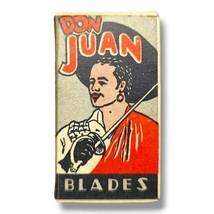 Vintage New Don Juan Box With 5 Double Edge Blades Don Juan Blade Co. N.... - $15.95