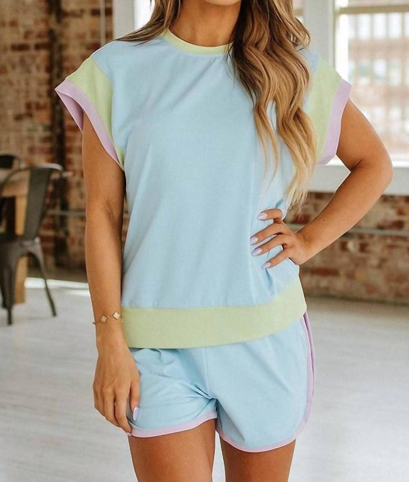 Why Dress Color Block Top Size L - $33.66