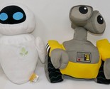 Disney Store Disney Pixar Wall-E &amp; Eve Robot Plush Stuffed Animals - £31.04 GBP