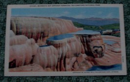 Vintage Color Tone Postcard, Mammoth Hot Springs Terraces, Yellowstone - VGC - £3.15 GBP