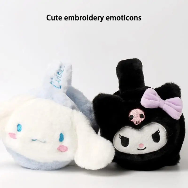 Kawaii Sanrio Earmuffs My Melody Hello Kitty Kuromi Cartoon Cute Keep Warm - £17.58 GBP