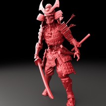 3D Printed Bestiary Vol. 5 Nafarrate - Zombie Samurai 32mm Ragnarok D&D - $187.65 MXN