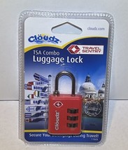 Luggage Lock • TSA • 3 Dial Combination Combo Lock for Luggage • Red “NEW” - £9.40 GBP