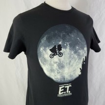 E.T. The Extra Terrestrial Movie T-Shirt Adult Small Black Spielberg Fil... - $12.99