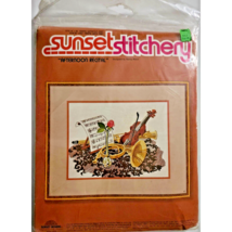 Sunset Stitchery Afternoon Recital 1979 Kit #2202 New old Stock - $22.50