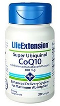 2 Pack Life Extension Super Ubiquinol CoQ10 Enhanced Mitochondrial Support 100mg - £40.62 GBP