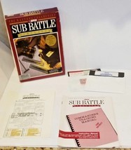 Sub Battle Simulator by EPYX Vintage 1987 IBM PC DOS War Game Floppy disk - $39.55