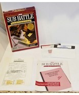 Sub Battle Simulator by EPYX Vintage 1987 IBM PC DOS War Game Floppy disk - $54.20 CAD