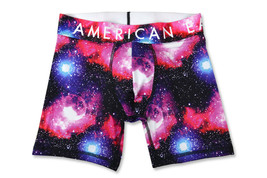 American Eagle Mens Pink Photoreal Galaxy 6&quot; Flex Boxer Brief, XS XSmall 8554-6 - £12.67 GBP
