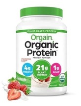 Read Orgain Organic Vegan Protein Powder, Strawberries and Cream 32.4oz - $463.17 MXN