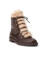 NEW LAUREN RALPH LAUREN BROWN LEATHER WATERPROOF BOOTS SIZE 7.5 M $189 - $145.79