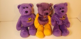 Randy Moss (2) + John Randle Beanie Baby Bears Limited Treasure MN Vikin... - $24.99