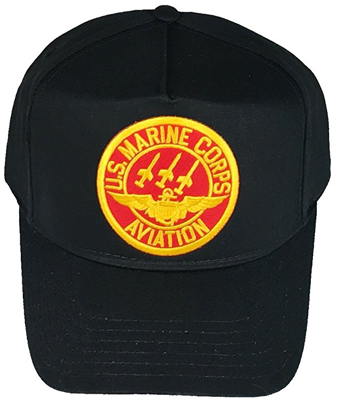 Primary image for USMC MARINE CORPS AVIATION HAT CAP AIR WING PILOT ACE FIXED ROTARY AVIONICS