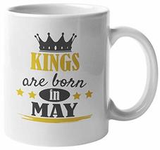 Make Your Mark Design Kings Born in May Coffee &amp; Tea Mug for Birthday, Presents  - £15.95 GBP