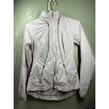 Lululemon Record Breaker Windbreaker Jacket Womens Light Vented Pink Size 4 - $650.93 MXN