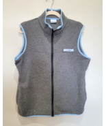Columbia PFG Harborside Fleece Grey Vest Women&#39;s L Large - $19.48 CAD