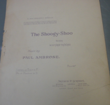 The Shoogy-Shoo, written by Winthrop Packard, Music by Paul Ambrose, C. ... - $15.00