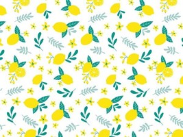 Cheerful Lemon Summery Theme Tissue Paper 20x30&quot; Set of 12 Sheets - $7.43