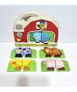 Leap Frog Fridge Farm Magnetic Animal Barn Set Cow Pig Sheep Horse Duck - $442.49 MXN