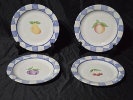 PFALTZGRAFF 8&quot; Luncheon / Salad Plates HOPSCOTCH FRUIT All Different - S... - $41.03 CAD