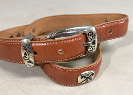 Brighton Womens Golf Leather Belt Size 32 and 35&quot; Long - £12.17 GBP