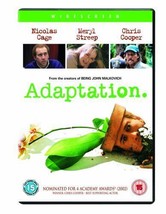 Adaptation DVD (2008) Nicolas Cage, Jonze (DIR) Cert 15 Pre-Owned Region 2 - £13.93 GBP