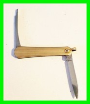 Vintage A&amp;Z Co. Gold Filled Pen Knife Unmonogrammed 1 Blade 1 Pick Great Cond.  - £35.29 GBP